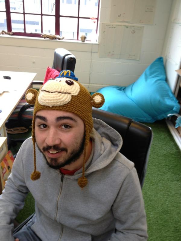 rafikionline's tweet photo. Wowsera @mailchimp! Thanks for the hat! It's a hat, with a hat! Wow! http://t.co/KgKjLpWY