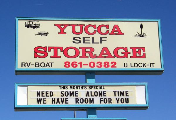 We're using our billboard to make people smile!