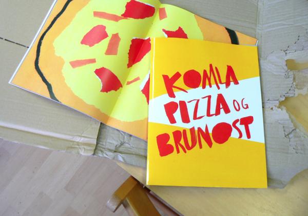 StudioAh's tweet image. The publication "Komla Pizza og Brunost" created at our workshop in Norway just arrived in the post today!