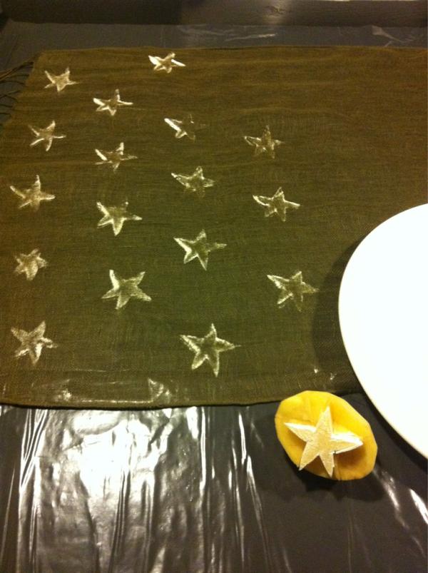 Creatief met aardappel;-)