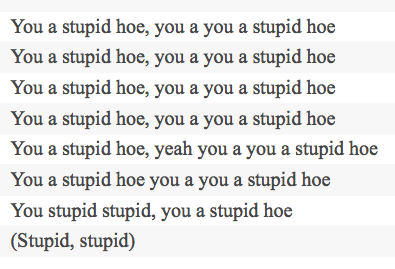 jacksfilms's tweet photo. Hahahahaha I still can't believe these are actual lyrics http://t.co/NCTb3B4w