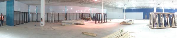 LQStoreDesign's tweet image. Biggest cooler in the country? 76 doors, keg room, 22' deep. @newbelgium have fun filling this up.