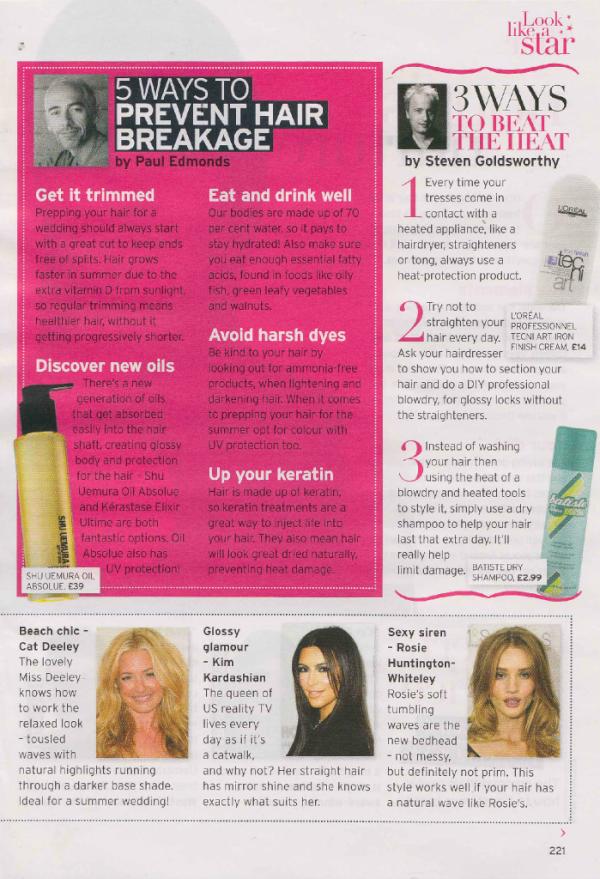 PaulEdmonds217's tweet image. looking for ways to prevent hair breakage? Read my top 5 tips in May's issue of @PerfectWedding #allsorted