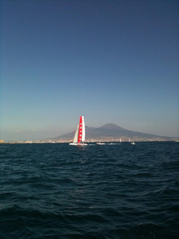#lunarossa e o' #vesuvio qualche giorno fa...