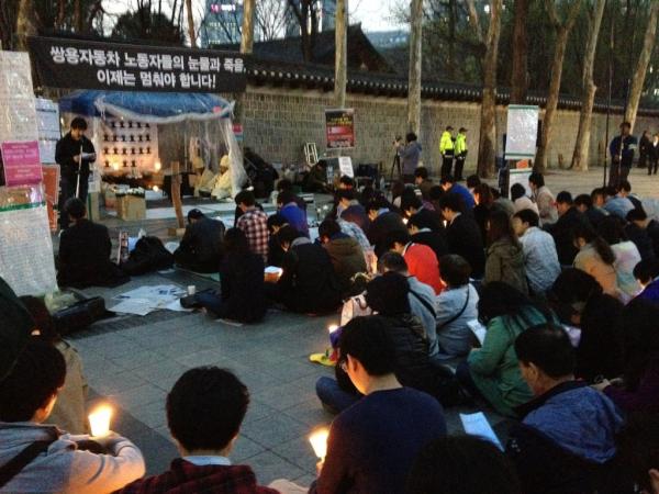 쌍용차 분양소.. 그들의눈물 이젠 멈춰야