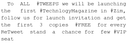 TechnoMagZw's tweet image. Join us in launching the first #TechnologyMagazine in #Zim