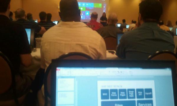 cecilphillip's tweet image. Cleaning up my #aspnetwebapi presentation while listening to @RachelAppel talk Windows 8