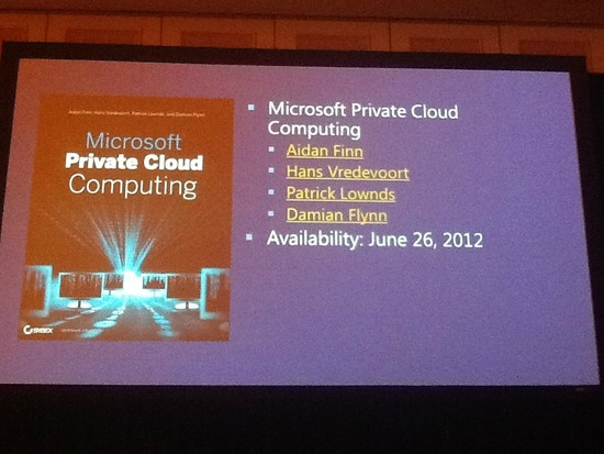 PatrickLownds's tweet image. The pic says it all #MSFTPrivateCloud #MMS2012