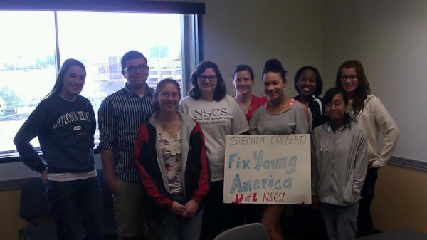 KatieMang's tweet image. University of Louisville Rallies to @StephenAtHome to #fixyoungamerica