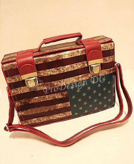 ProDesign_case's tweet image. Trendy Flag Pattern Doctor Bag amazon.com/s/qid=13338642…