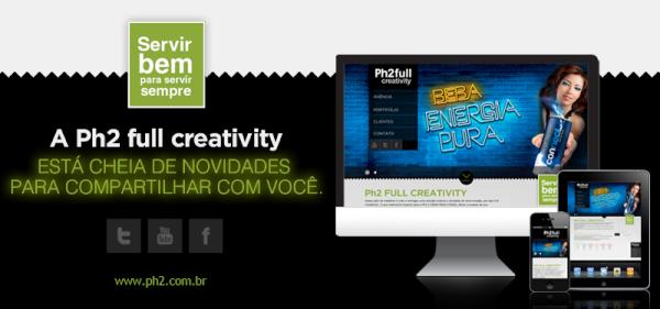 ph2full's tweet image. Novo site da Agência, acessem: ph2.com.br