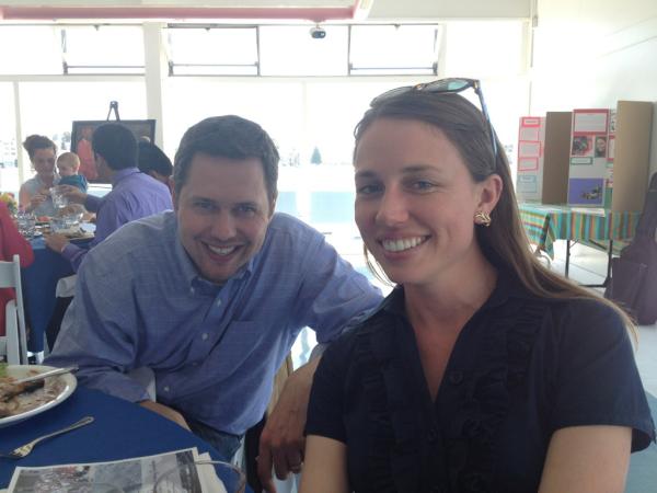 We are proud to be sponsors of the Metwest High School luncheon! <a href="/jonathanklein42/">Jonathan Klein</a> & @casey4edu enjoying the program.