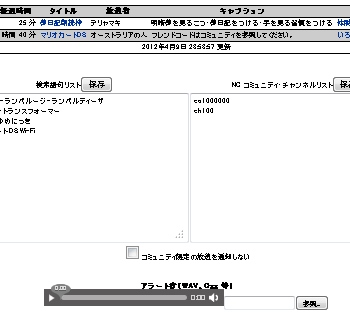 100の人 ニコ生アラート 簡 2 0 0 Http T Co 5bwxhwct アイコン コミュ限 経過時間 タイトル カテゴリ 放送者 詳細 来場者数 コメント数 コミュニティから表示する項目を選択して設定出来るようにしました T Co As6mvxxn 100の人 ニコ生アラート 簡 2 0 0 Http T Co 5bwxhwct アイコン コミュ限 経過時間 タイトル カテゴリ 放送者 詳細 来場者数 コメント数 コミュニティから表示する項目を選択して設定出来るようにしました T Co As6mvxxn
