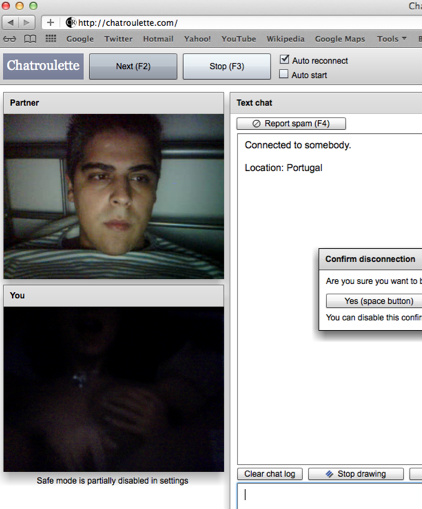 Omegle chatroulette