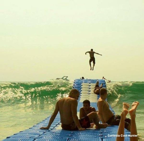 Definitivamente esta es una forma #BuenaPorNaturaleza de tripear en la playa