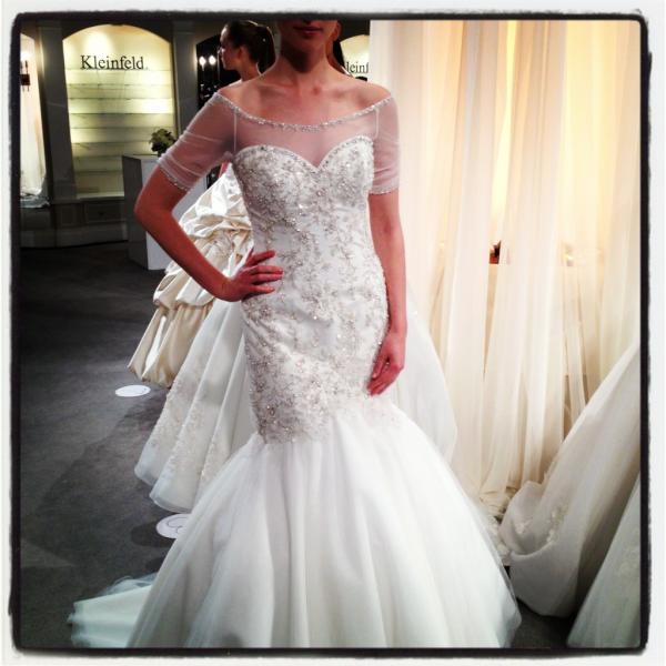 ScottieW115's tweet photo. Congratulations to @DennisBasso on an amazing bridal collection for Kleinfelds- just stunning!! I want this one! http://t.co/wvL48wXB