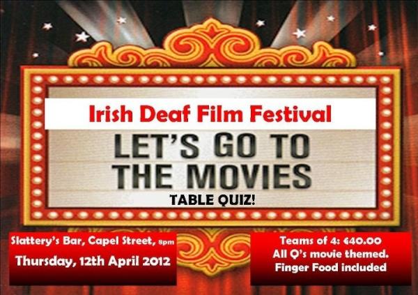 Irishdazzy's tweet image. Pls Rt Free tonight? All r welcome.Come to this table quiz  all on films.10€ finger food &amp; quiz &amp; fun #Idff