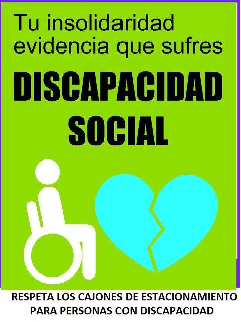 PROinclusionMX's tweet photo. Tu insolidaridad evidencia que sufres DISCAPACIDAD SOCIAL http://t.co/x3NNnkVU
