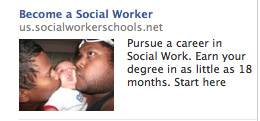 tamerra_nikol's tweet image. Why is THIS a Facebook ad to become a social worker?? #OVERITDOTCOM #irrelevant