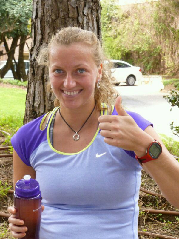 Petra_Kvitova's tweet image. Hi everyone, wanted to give thumbs up after a successful training block in Turkey. I am back home now...Fed Cup next!