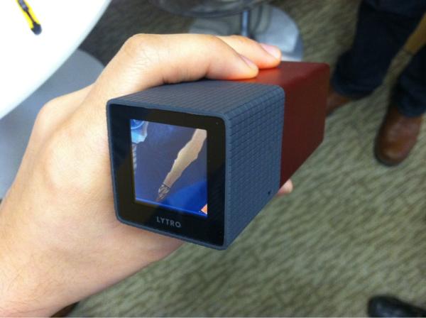 elimb's tweet image. Got my hands on a colleague&apos;s Lytro. #gadgetfun