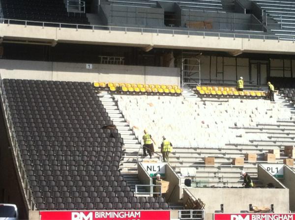 First gold seats are in. More pics to come later on.