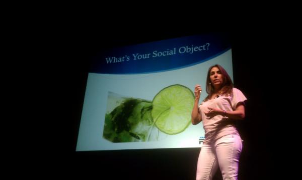Talking mojitos and chicken soup with @ines at #RETSO #socialobjects #DoGood