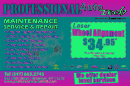 LocalAutoRepair's tweet image. Here is a flyer for a $35 wheel alignment!!!! wwww.professionalautotech.com #localautorepair