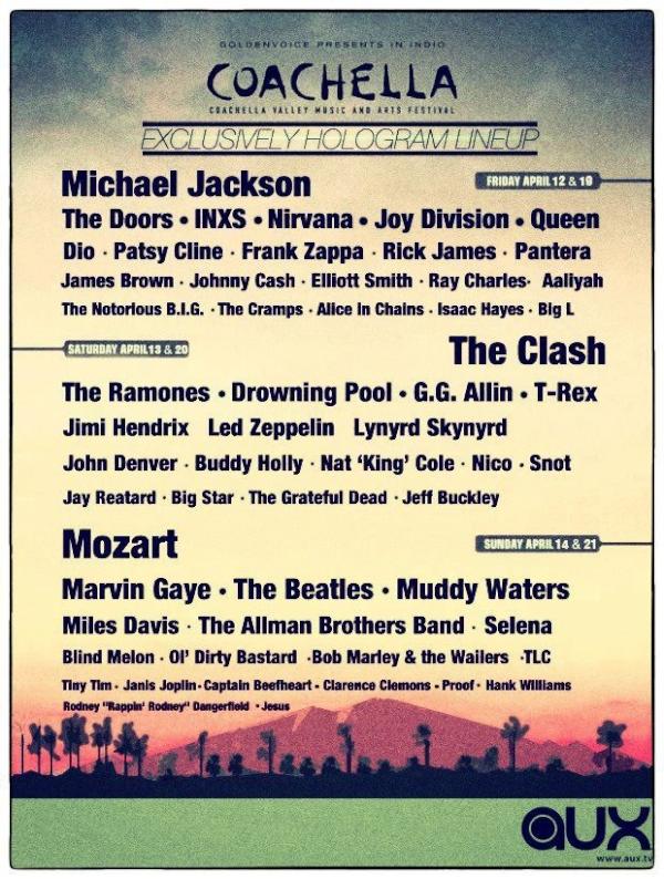 NicoletteVanDam's tweet image. Coachella exclusive hologram lineup for 2013 ;-)