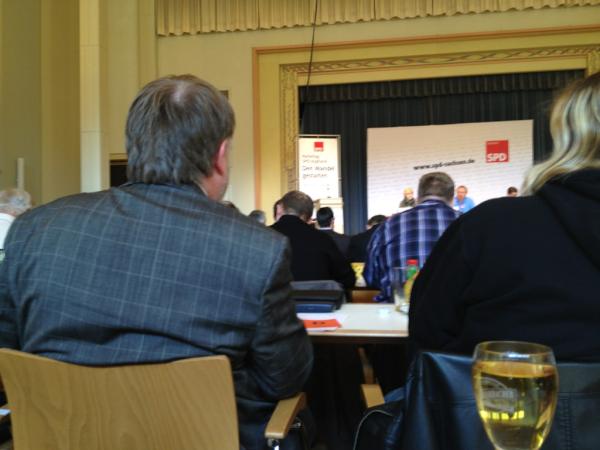 SPD_Plauen's tweet photo. Kleiner Eindruck vom Parteitag der SPD Vogtland: http://t.co/s9Qt3k1A