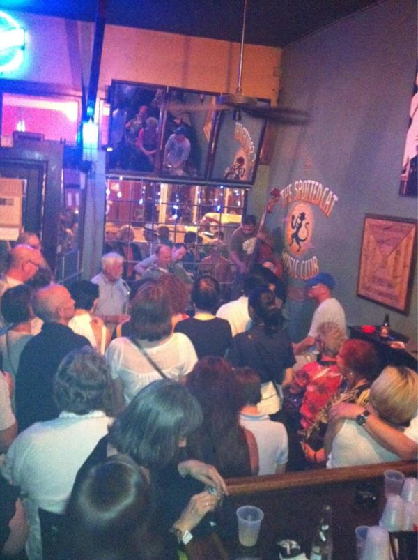 Mando_lines's tweet photo. Great "spot" on Frenchman's Street is the Spotted Cat. And the Cottonmouth Kings know how to swing. http://t.co/lqLtSD2y