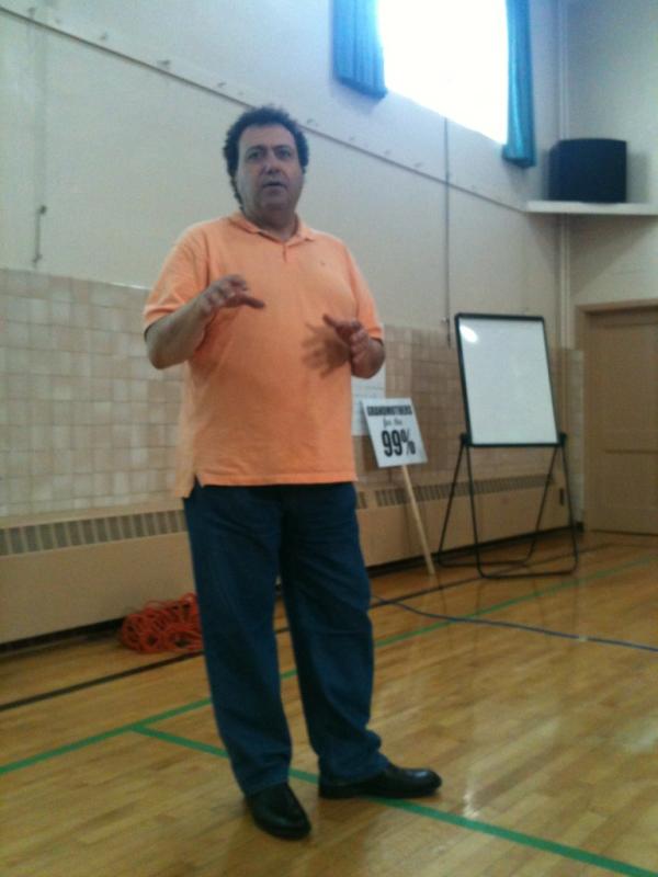 WashingtonCAN's tweet image. Victor Azar telling his story to the crowd. #99spring #Spokane