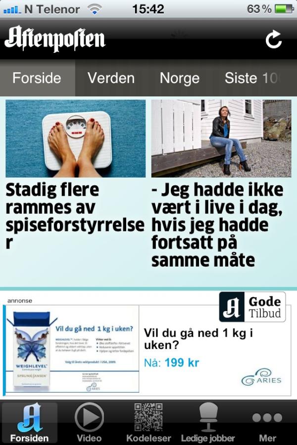 StineGabrielsen's tweet photo. Smart markedsføring eller usmart desking? @Aftenposten http://t.co/ug7Gpc7X