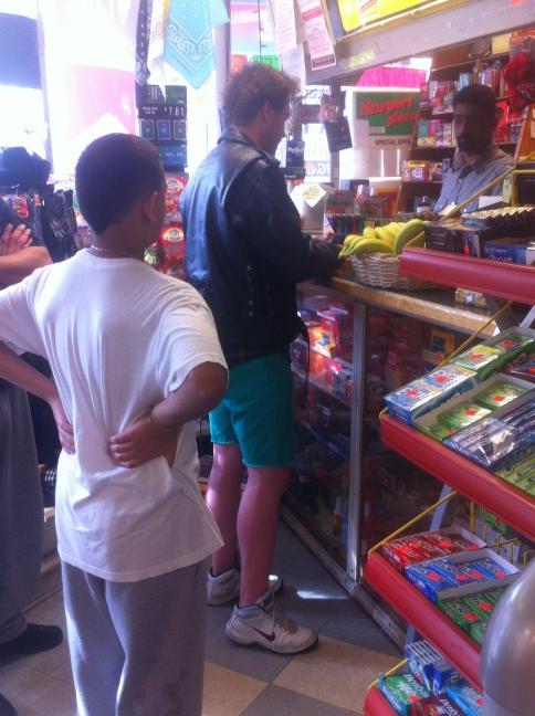 Outfit of the day... Cutoffs and a leather jacket? Gosu