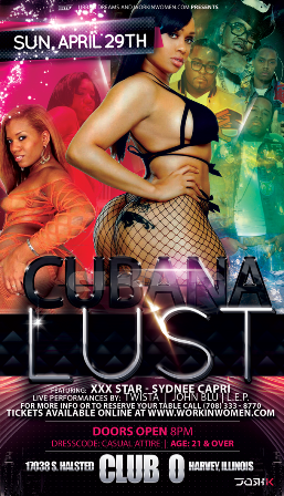 Chicago... LIVE ON STAGE at Club O Sunday April 29th. @cubanalust @twistagmg @xxxsydneecapri @johnblu @lepbogusboys http://t.co/VmDikcxj