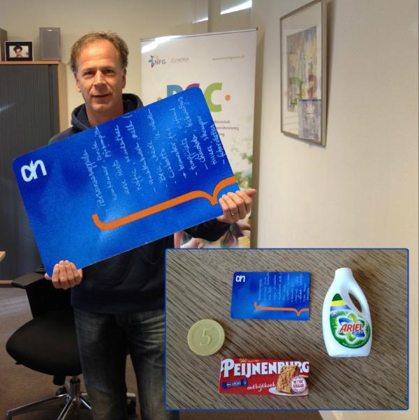 Leuk hoor #AH#mini#actie! De bedenker heeft alleen niet opgelet toen het onderdeel Op Schaal Ontwerpen werd uitgelegd.