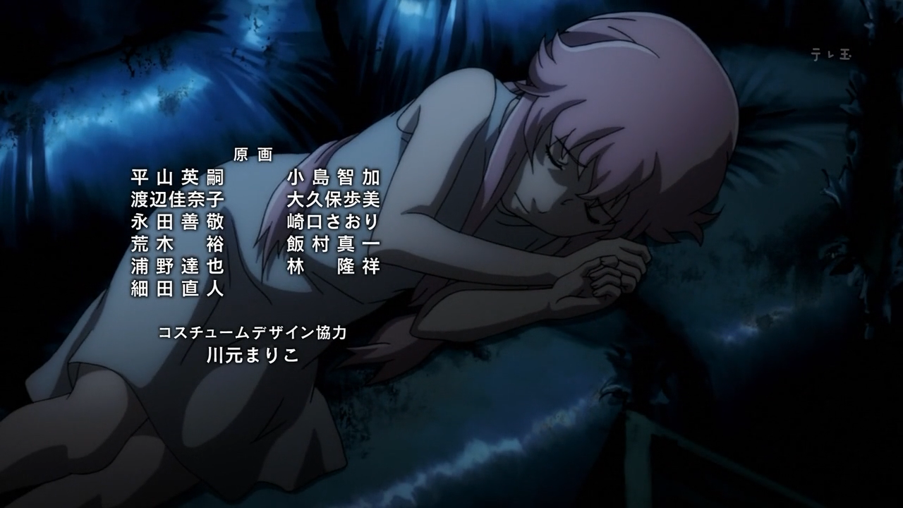 Animeblue As Expected Naoto Hosoda Directed And Storyboard Mirai Nikki 26 Http T Co Proxlt7l Twitter
