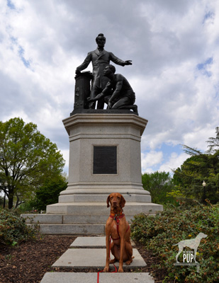 #DCEmancipation: @IntrepidPup visits memorial to proclamation that would come 81/2 months later: intrepidpup.com/?p=1191.