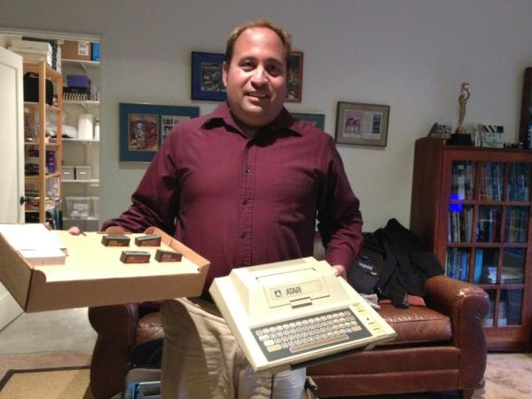 jmechner's tweet photo. Tony also brought an Atari 400 just in case #popsource http://t.co/UWVjMT90