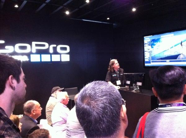 GoPro's tweet image. RT @rloughery: Demo with @GoPro 's @David_Newman on the new Protune #NABShow #NAB2012