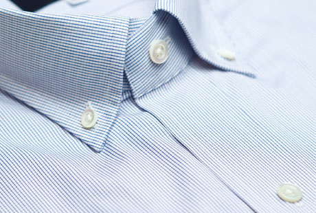 Twitter Tuesday! Free Shirt Giveaway! Today, it's a Blue Micro-Check. 16 slim. Follow and RT for a chance to win!