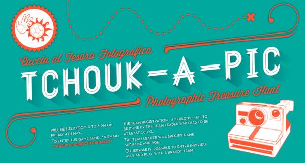 Tchouk-a-pic, photographic treasure hunt organized for the 10th edition of RBTBF