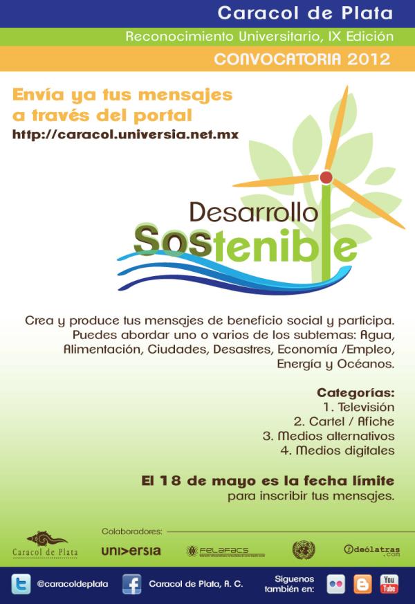 ITSLP's tweet photo. Comunidad estudiantil se te invita a participar en el "IX Edición del Reconocimiento Universitario Caracol de Plata" http://t.co/2uk484BE