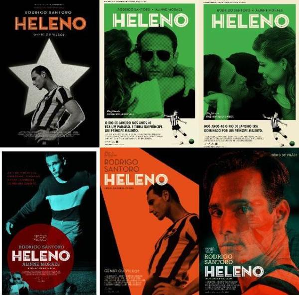 Conheça outros cartazes que foram considerados para o lançamento de HELENO! Arte do estúdio @anafrancadesign