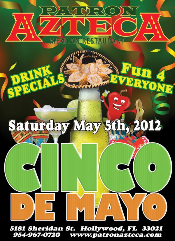 PatronAzteca's tweet image. CINCO BABY ITS GOING DOWN AT PATRON AZTECA!
