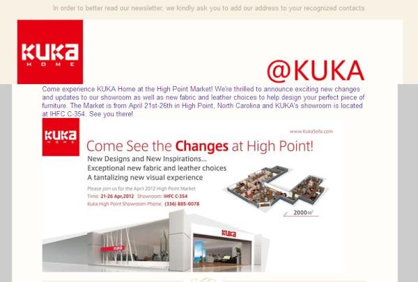 Missed out on our monthly newsletter? Here's a sneak peak! Email us (atkuka@kukasofa.com) or message us!
