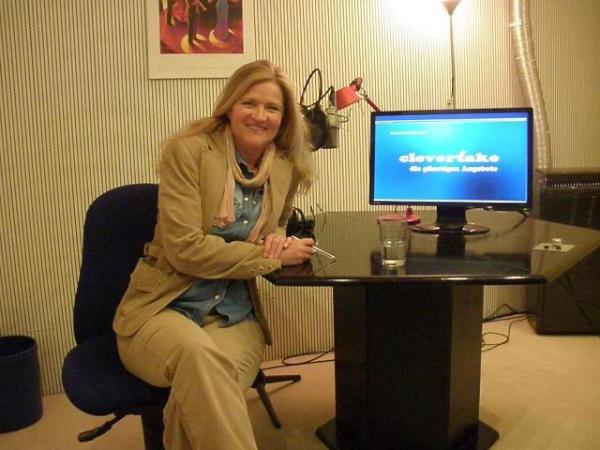 Irina von Bentheim die deutsche Synchronstimme von Sarah Jessica Parker für den TV-Spot von clevertake.de.