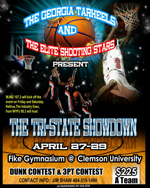 Tri State Showdown, Clemson SC 4/27-4/29/12..To register go to georgiatarheelsports.com or call Jim at (404) 319-1490...