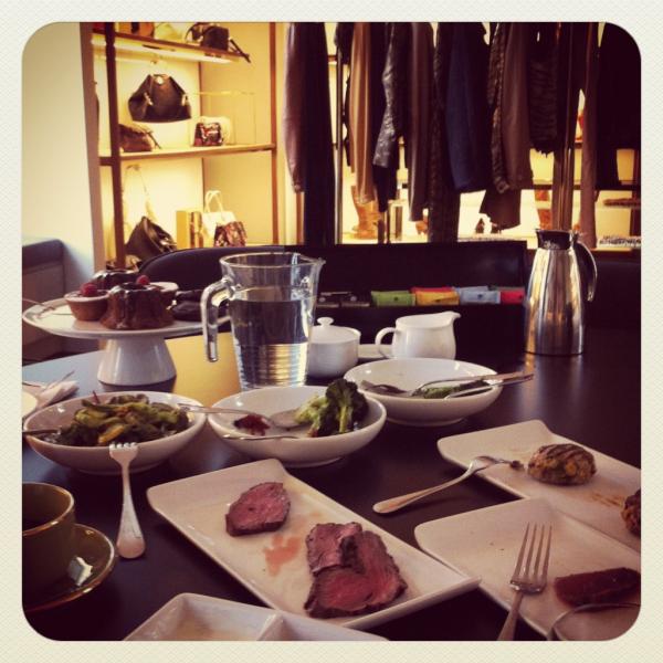 <a href="/JHanagarth/">JenniferHanagarth</a>: Lunch <a href="/mulberry/">Mulberry</a> HQ courtesy <a href="/ottolenghi/">Ottolenghi</a> with the gorg Sabina &amp; chcking out the collection.  So beautiful!