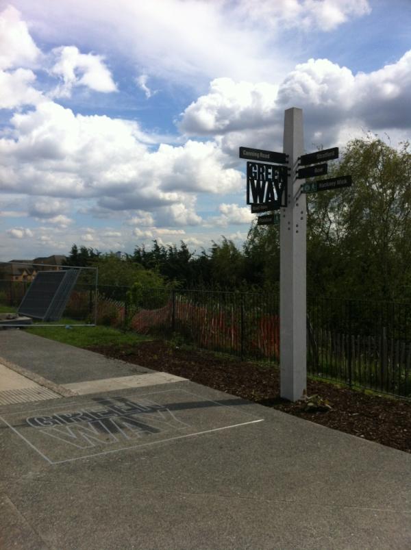 They've renovated the Greenway, shame for #Beckton residents that it's only from Stratford to West Ham.